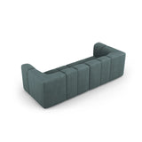 Moritz 3-Sitzer Sofa aus Chenille in Seegrün (Rebel 13), 226x96x70 cm von Cosmopolitan Design – Bild 3