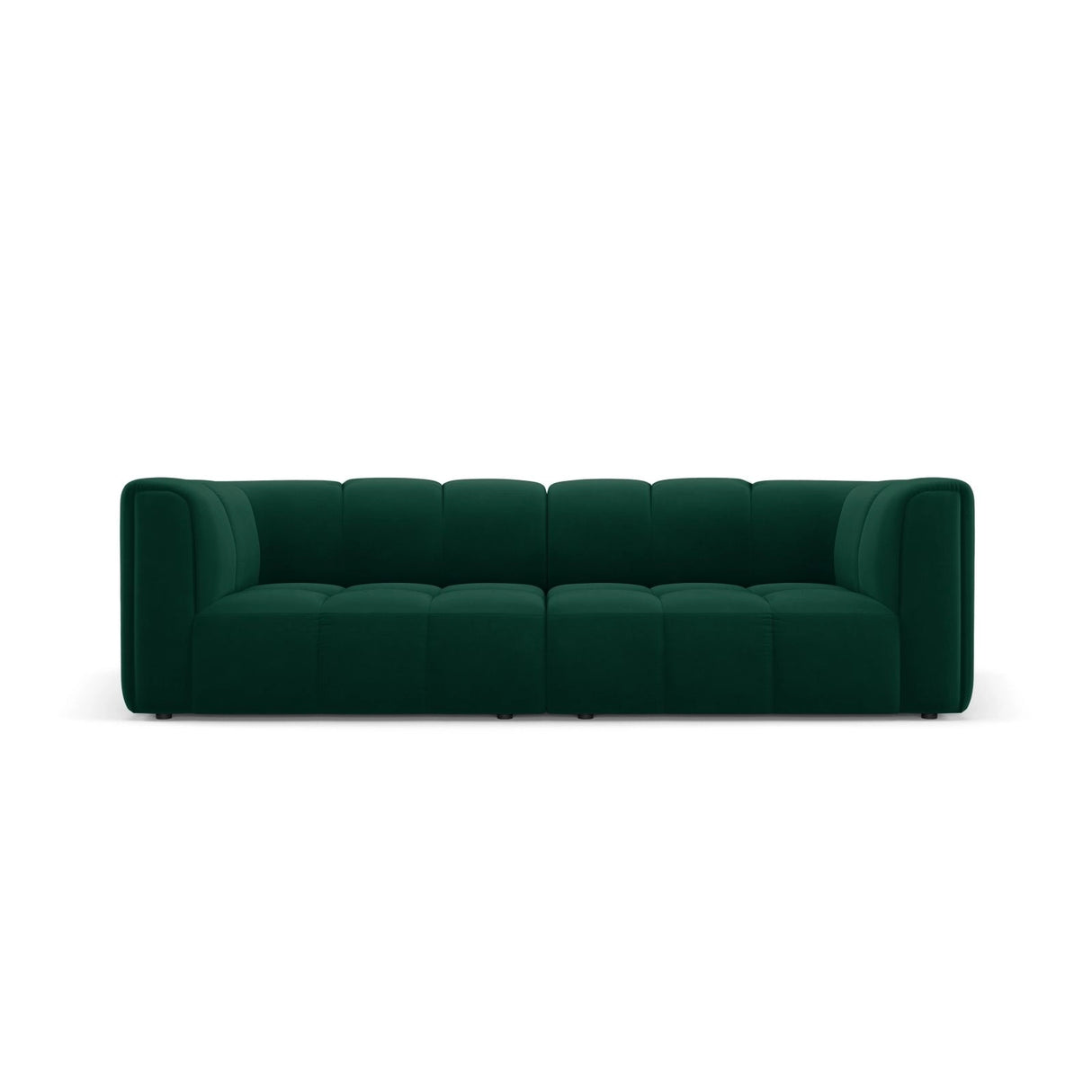 Moritz 3-Sitzer Sofa aus Samt in Flaschengrün (Bluvel 78), 226x96x70 cm von Cosmopolitan Design – Bild 1