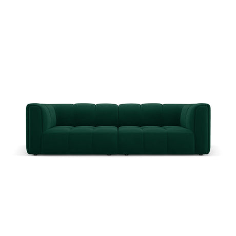 Moritz 3-Sitzer Sofa aus Samt in Flaschengrün (Bluvel 78), 226x96x70 cm von Cosmopolitan Design – Bild 1