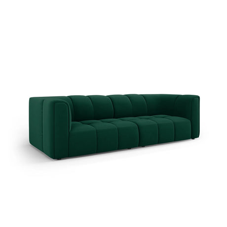 Moritz 3-Sitzer Sofa aus Samt in Flaschengrün (Bluvel 78), 226x96x70 cm von Cosmopolitan Design – Bild 2