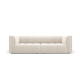 Moritz 3-Sitzer Sofa aus Samt in Hellbeige (Bluvel 22), 226x96x70 cm von Cosmopolitan Design – Bild 1