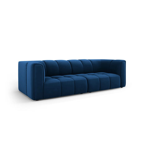 Moritz 3-Sitzer Sofa aus Samt in Königsblau (Bluvel 86), 226x96x70 cm von Cosmopolitan Design – Bild 2