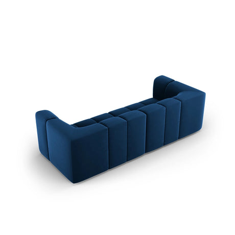 Moritz 3-Sitzer Sofa aus Samt in Königsblau (Bluvel 86), 226x96x70 cm von Cosmopolitan Design – Bild 3