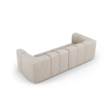 Moritz 3-Sitzer Sofa aus Samt oder Chenille, 226x96x70 cm von Cosmopolitan Design – Bild 3