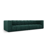 Moritz 4-Sitzer Sofa aus Chenille in Flaschengrün (Rebel 16), 286x96x70 cm von Cosmopolitan Design – Bild 2