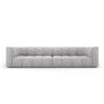 Moritz 4-Sitzer Sofa aus Chenille in Hellgrau (Rebel 5), 286x96x70 cm von Cosmopolitan Design – Bild 1