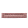 Moritz 4-Sitzer Sofa aus Chenille in Rosa (Rebel 7), 286x96x70 cm von Cosmopolitan Design – Bild 1