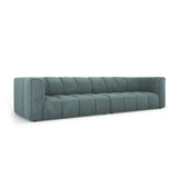 Moritz 4-Sitzer Sofa aus Chenille in Seegrün (Rebel 13), 286x96x70 cm von Cosmopolitan Design – Bild 2