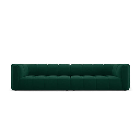 Moritz 4-Sitzer Sofa aus Samt in Flaschengrün (Bluvel 78), 286x96x70 cm von Cosmopolitan Design – Bild 1