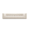 Moritz 4-Sitzer Sofa aus Samt in Hellbeige (Bluvel 22), 286x96x70 cm von Cosmopolitan Design – Bild 1