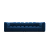 Moritz 4-Sitzer Sofa aus Samt in Königsblau (Bluvel 86), 286x96x70 cm von Cosmopolitan Design – Bild 1