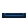 Moritz 4-Sitzer Sofa aus Samt in Königsblau (Bluvel 86), 286x96x70 cm von Cosmopolitan Design – Bild 1