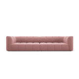 Moritz 4-Sitzer Sofa aus Samt in Rosa (Bluvel 52), 286x96x70 cm von Cosmopolitan Design – Bild 1