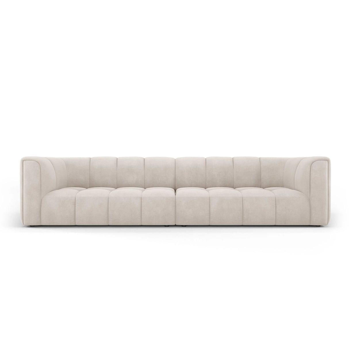 Moritz 4-Sitzer Sofa aus Samt oder Chenille, 286x96x70 cm von Cosmopolitan Design – Bild 1