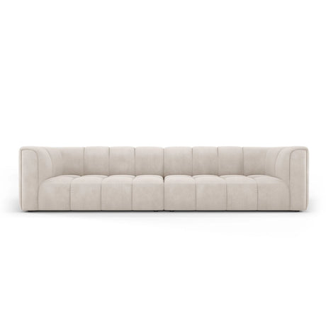 Moritz 4-Sitzer Sofa aus Samt oder Chenille, 286x96x70 cm von Cosmopolitan Design – Bild 1