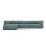 Moritz 5-Sitzer Ecksofa, Linke Seite, aus Chenille in Seegrün (Rebel 13), 316x160x70 cm von Cosmopolitan Design – Bild 1