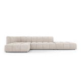 Moritz 5-Sitzer Ecksofa, Linke Seite, aus Samt oder Chenille, 323x160x70 cm von Cosmopolitan Design – Bild 1