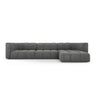 Moritz 5-Sitzer Ecksofa, Rechte Seite, aus Chenille in Dunkelgrau (Rebel 3), 316x160x70 cm von Cosmopolitan Design – Bild 1