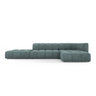 Moritz 5-Sitzer Ecksofa, Rechte Seite, aus Chenille in Seegrün (Rebel 13), 323x160x70 cm von Cosmopolitan Design – Bild 1