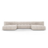 Moritz 5-Sitzer Panorama Sofa aus Samt oder Chenille, 346x160x70 cm von Cosmopolitan Design – Bild 1