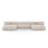 Moritz 5-Sitzer Panorama Sofa aus Samt oder Chenille, 346x160x70 cm von Cosmopolitan Design – Bild 1