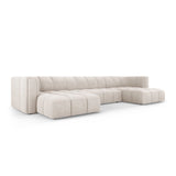 Moritz 5-Sitzer Panorama Sofa aus Samt oder Chenille, 346x160x70 cm von Cosmopolitan Design – Bild 2