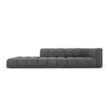 Moritz Modulares 4-Sitzer Sofa, Linke Seite, aus Chenille in Dunkelgrau (Rebel 3), 293x96 cm von Cosmopolitan Design – Bild 1