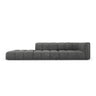 Moritz Modulares 4-Sitzer Sofa, Linke Seite, aus Chenille in Dunkelgrau (Rebel 3), 293x96 cm von Cosmopolitan Design – Bild 1