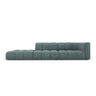 Moritz Modulares 4-Sitzer Sofa, Linke Seite, aus Chenille in Seegrün (Rebel 13), 293x96 cm von Cosmopolitan Design – Bild 1