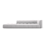 Moritz Modulares 4-Sitzer Sofa, Linke Seite, aus Samt in Silber (Bluvel 03), 293x96 cm von Cosmopolitan Design – Bild 1