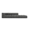 Moritz Modulares 4-Sitzer Sofa, Rechte Seite, aus Chenille in Dunkelgrau (Rebel 3), 293x96 cm von Cosmopolitan Design – Bild 1