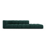 Moritz Modulares 4-Sitzer Sofa, Rechte Seite, aus Chenille in Flaschengrün (Rebel 16), 293x96 cm von Cosmopolitan Design – Bild 1