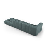 Moritz Modulares 4-Sitzer Sofa, Rechte Seite, aus Chenille in Seegrün (Rebel 13), 293x96 cm von Cosmopolitan Design – Bild 3