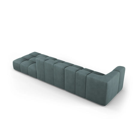 Moritz Modulares 4-Sitzer Sofa, Rechte Seite, aus Chenille in Seegrün (Rebel 13), 293x96 cm von Cosmopolitan Design – Bild 3