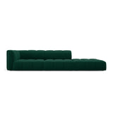 Moritz Modulares 4-Sitzer Sofa, Rechte Seite, aus Samt in Flaschengrün (Bluvel 78), 293x96 cm von Cosmopolitan Design – Bild 1