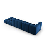 Moritz Modulares 4-Sitzer Sofa, Rechte Seite, aus Samt in Königsblau (Bluvel 86), 293x96 cm von Cosmopolitan Design – Bild 3