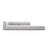 Moritz Modulares 4-Sitzer Sofa, Rechte Seite, aus Samt in Silber (Bluvel 03), 293x96 cm von Cosmopolitan Design – Bild 1