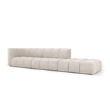 Moritz Modulares 4-Sitzer Sofa, Rechte Seite, aus Samt oder Chenille, 293x96 cm von Cosmopolitan Design – Bild 2