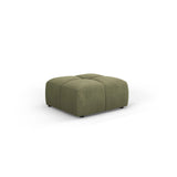 Moritz Pouf aus Chenille in Hellgrün (Rebel 18), 64x64x38 cm von Cosmopolitan Design – Bild 1