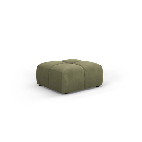 Moritz Pouf aus Chenille in Hellgrün (Rebel 18), 64x64x38 cm von Cosmopolitan Design – Bild 1