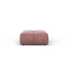 Moritz Pouf aus Chenille in Rosa (Rebel 7), 64x64x38 cm von Cosmopolitan Design – Bild 2