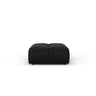 Moritz Pouf aus Chenille in Schwarz (Rebel 1), 64x64x38 cm von Cosmopolitan Design – Bild 2