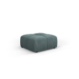Moritz Pouf aus Chenille in Seegrün (Rebel 13), 64x64x38 cm von Cosmopolitan Design – Bild 1