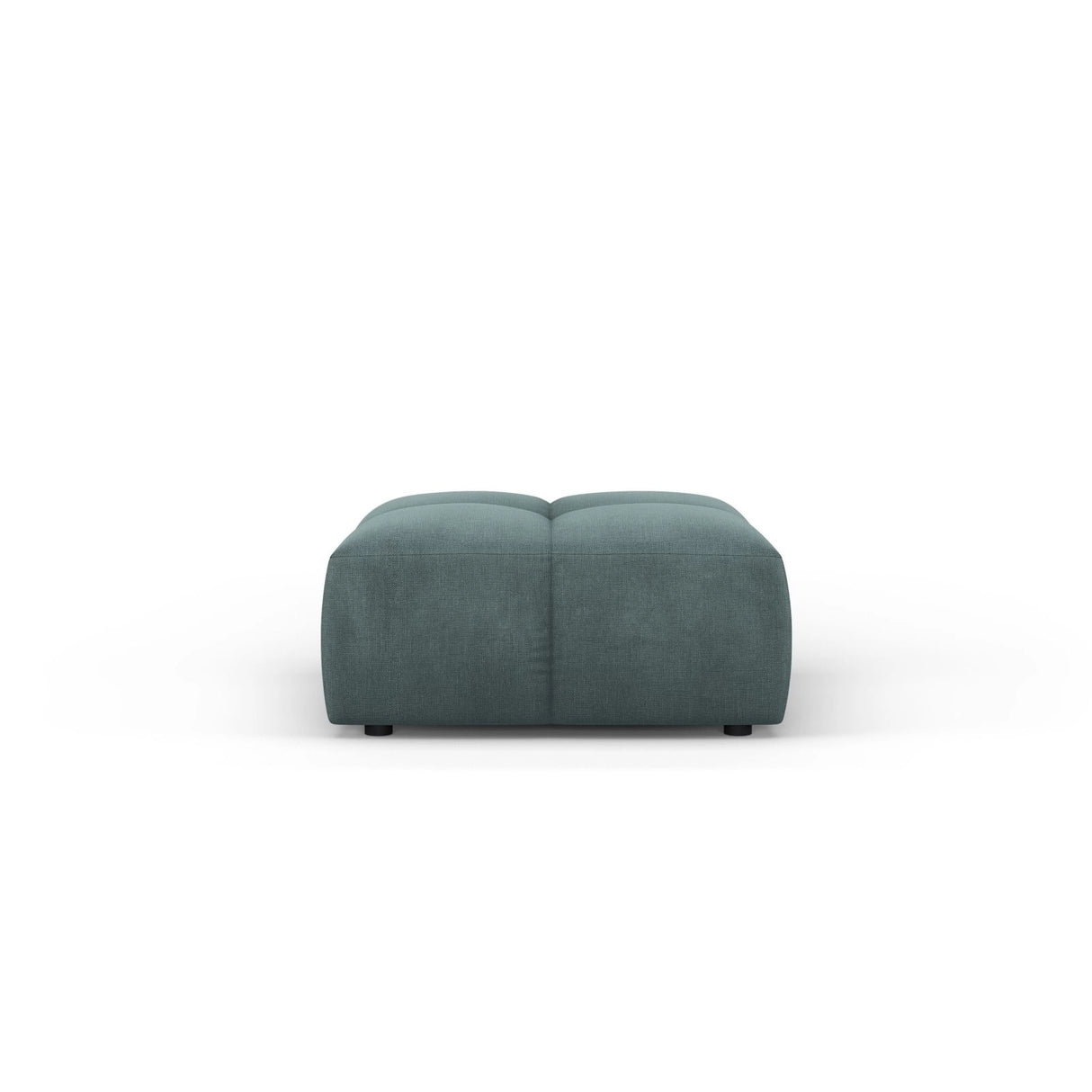 Moritz Pouf aus Chenille in Seegrün (Rebel 13), 64x64x38 cm von Cosmopolitan Design – Bild 2