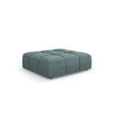 Moritz Pouf aus Chenille in Seegrün (Rebel 13), 96x96x38 cm von Cosmopolitan Design – Bild 1