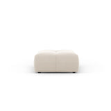 Moritz Pouf aus Samt in Hellbeige (Bluvel 22), 64x64x38 cm von Cosmopolitan Design – Bild 2