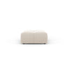 Moritz Pouf aus Samt in Hellbeige (Bluvel 22), 64x64x38 cm von Cosmopolitan Design – Bild 2