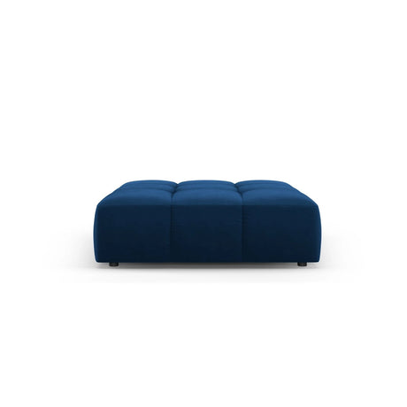 Moritz Pouf aus Samt in Königsblau (Bluvel 86), 96x96x38 cm von Cosmopolitan Design – Bild 2