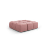 Moritz Pouf aus Samt in Rosa (Bluvel 52), 96x96x38 cm von Cosmopolitan Design – Bild 1