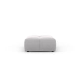 Moritz Pouf aus Samt in Silber (Bluvel 03), 64x64x38 cm von Cosmopolitan Design – Bild 2